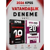 Anla Kazan Yayınları Yediiklim 2026 Kpss Vatandaşlık 20 Deneme & Kpss Vatandaşlık 10 Deneme Evp Akademi Seti