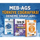 Anla Kazan Yayınları Yediiklim 2026 Meb Ags Türkiye Coğrafyası 40 Deneme & Pegem Türkiye Coğrafyası 30 Deneme & Dizgi Türkiye Coğrafyası 50 Deneme Seti