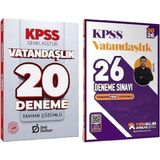 Anla Kazan Yayınları Yediiklim + Deli Defteri 2026 Kpss Vatandaşlık Atölye 26+20 Deneme 2 Li Set - Yasin Yıldız Yediiklim + Deli Defteri Yayınları