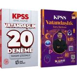 Anla Kazan Yayınları Yediiklim + Deli Defteri 2026 Kpss Vatandaşlık Atölye Soru Bankası + 20 Deneme 2 Li Set - Yasin Yıldız Yediiklim + Deli Defteri Yayınları