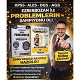 Anla Kazan Yayınları Yediiklim Kpss-Ags-Dgs-Ales Problemler Deneme Kampı (60 Deneme) & Ezberbozan Kolay Problemler Soru Bankası Pegem Seti