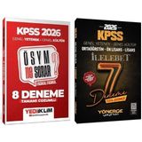 Anla Kazan Yayınları Yediiklim + Yönerge 2026 Kpss Genel Yetenek Genel Kültür Ösym Ne Sorar Fasikül 8+7 Deneme 2li Set