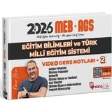 Anla Kazan Yayınları Yeni Ags - Hoca Kafası 2026 Meb-Ags Eğitim Bilimleri ve Türk Milli Eğitim Sistemi Video Ders Notları-2 - Ömer Ekici Hoca Kafası Yayınları