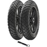 Anlas 90/90-17 ve 110/80-17 SC500-KIŞLIK (2025) Tvs Apache RTR200 Ön ve Arka Lastik Seti + Olgun Motor Anahtarlık