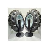 ANLAS ÇAPA MAKİNASI TEKERİ 400/8 27mm AKS TAKIM SİYAH