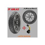 ANLAS Yerli 3.50-10 Sc-500-winter Grip 2 Tl- Scooter Kış Lastiği-2024-sübap Hediyeli