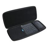 Anleo Logitech K380 Kablosuz Klavye + M355 Çakıl Fare Combo için Sert Seyahat Çantası