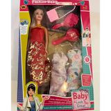 Anlily Oyuncak Bebek 2 Yedek Elbiseli 30 Cm Model Bebek K