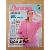 Anna Burda Elişi Zevki * 4 Nisan 1985 / Öğretici Kılavuz:delikli Kumaş Üzerine Nakış. * İlkbahar İçin Öreceğiniz Ceket & Puli*Renkli Çarpı İşi