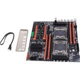 Annadue X99 Için, Çift Soket Masaüstü Anakart, 2011-3 Pin, Ddr4 3000/2666/2400/2133MHZ, Pcı-E, Sata3.0, RJ45, Nvme M.2, I/o Ps/2, E5CPU, Sanal Için Stüdyo Bilgisayar Oyun Simülatörü
