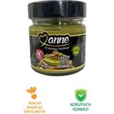 Anne Antep Fıstığı Kreması 200 gr (Parçacıklı - Pancar Şekeri İle Üretilmiştir, Koruyucu İçermez)