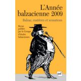année balzacienne 2009, n° 10: Balzac, matières et sensations