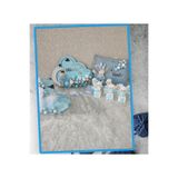 Anne Bebek 4 Lü Hediyelik Set Erkek Bebek TakıYastığı Ledli Pano Magnet MRH0161
