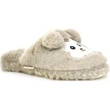 Anne Kız Ev Terliği Rahat Peluş Tüylü Kışlık Terlik Hayvanlı - Camel