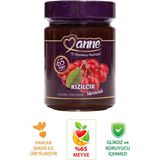 Anne Kızılcık Marmelatı 400 gr (Pancar Şekeri İle Üretilmiştir - Glikoz, Koruyucu İçermez)