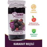 Anne Şeker İlavesiz Karadut Reçeli 300 gr (Elma Suyu İle Tatlandırılmıştır, Koruyucu içermez)