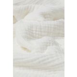 Anne Sesi Multi Müslin Bebek Pike Örtü %100 Pamuk 80x140 Cm - Kırık Beyaz