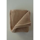 Anne Sesi Waffle Bebek Battaniyesi %100 Pamuk - 75x80 Cm - Kundak , Havlu Ve Çok Amaçlı Kullanım - Cappuccino