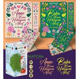 Anne ve Baba Bana Hikayeni Anlat Ayraç Kartpostal - Çilekli Matcha Çayı