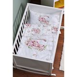 Anne Yanı Beşik Nevresim Takımı (60x100) - For Baby Serisi - Ayda Uyuyan Unicorn