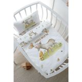 Anne Yanı Beşik Nevresim Takımı (60x100) - Pure Baby Serisi - Kelebekle Oynayan Kuzu