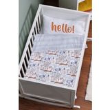 Anne Yanı Beşik Nevresim Takımı (60x100) - Pure Baby Serisi - Uçan Ayı