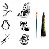 Anne Yavru Panda Hint Kınasıyla Geçici Dövme Yapma Kiti