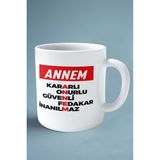 Anneler Günü Anne Hediye Baskılı Kupa Bardak Çift Taraflı Baskı Kişiye Özel Model 8