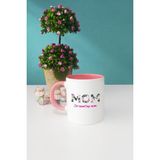 Anneler Günü Hediyesi Mom Kupa Bardak Pembe - 1 Adet - 300 ml