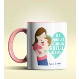 Anneler Günün Kutlu Olsun Pembe Kupa Bardak