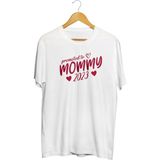 Anneliğe Terfi - Anneler Günü Baskılı Unisex Tişört - Beyaz - XL