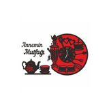 Annemin Mutfak Temalı Semaver Çaydanlık Saati (6 mm Kalınlık-65x40 cm)