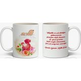 Anneye Sevginizi Anlatan-Anneye Özel Mesajlı 1 Adet Anneler Günü Hediyelik Kupa Mod2