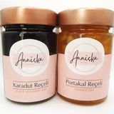 Anniçka Karadut ve Portakal Reçeli 2X400 gr - 800 gr