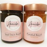 Anniçka Portakal ve Yeşil Incir Reçeli 2X400 gr - 800 gr