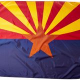 Annin Flagmakers Arizona Eyalet Avlu Bayrağı ABD - Resmi Devlet Tasarım Spesifikasyonlarına Göre Üretilmiştir, (Model 140270) 10 x 15 cm