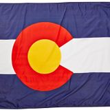 Annin Flagmakers Colorado Eyalet Avlu Bayrağı ABD - Resmi Devlet Tasarım Özelliklerine Göre Üretilmiştir, (Model 140670)