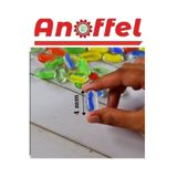 Anoffel Dekoratif Renkli Düz Cam Taşlar 40 lı 1 Paket El Sanatları Vazo Dolgusu Akvaryum Süsü Cam Taş