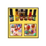 Anoffel Gıda Boyası Sıvı 50 ml 6 Adet Su Bazlı Renkli Sıvı Gıda Boyası Pasta Hamur Boyası Kek ve Kurabiye