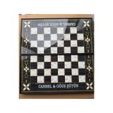 anonim ANTEP BLACK&WHİTE İSİMLİ TAVLA SETİ