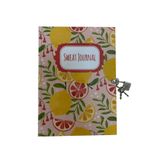 anonim Kilitli Defter & Kilitli Günlük Meyve Desenli