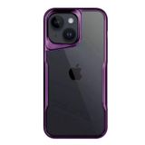 Anonim Newface Apple iPhone 15 Kılıf Boyi Silikon Kapak - Derin Mor