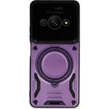 Anonim Newface Xiaomi Poco C61 Kılıf Joy Lens Standlı Kapak - Mor