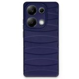 Anonim Newface Xiaomi Redmi Note 13 Pro 4G Kılıf Bibercas Silikon Kapak - Lacivert