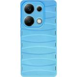Anonim Newface Xiaomi Redmi Note 13 Pro 4G Kılıf Bibercas Silikon Kapak - Mavi
