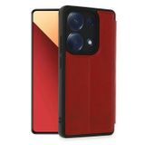Anonim Newface Xiaomi Redmi Note 13 Pro 4G Kılıf Flip Cover - Kırmızı