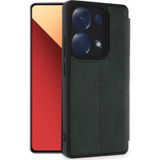 Anonim Newface Xiaomi Redmi Note 13 Pro 4G Kılıf Flip Cover - Koyu Yeşil