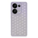 Anonim Newface Xiaomi Redmi Note 13 Pro 4G Kılıf Petek Silikon Kapak - Lila