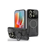 Anonim Newface Xiaomi Redmi Note 13 Pro 5G Kılıf Joy Lens Standlı Kapak - Siyah