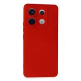 Anonim Newface Xiaomi Redmi Note 13 Pro 5G Kılıf Nano içi Kadife Silikon - Kırmızı